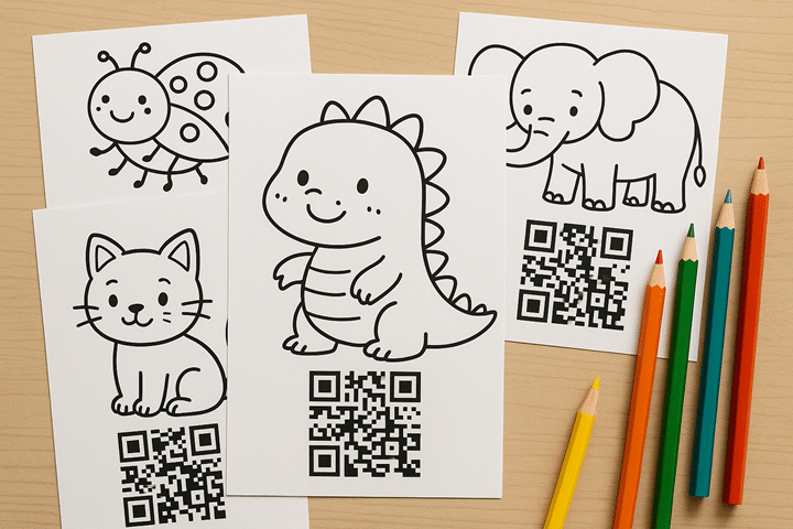 QR-розмальовки для дітей: як додати інтерактив